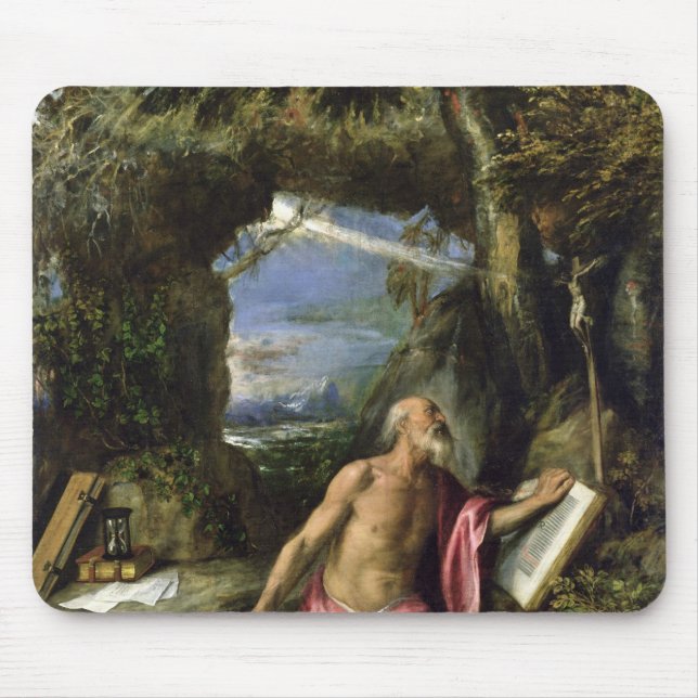 St. Jerome Mouse Pad (Front)