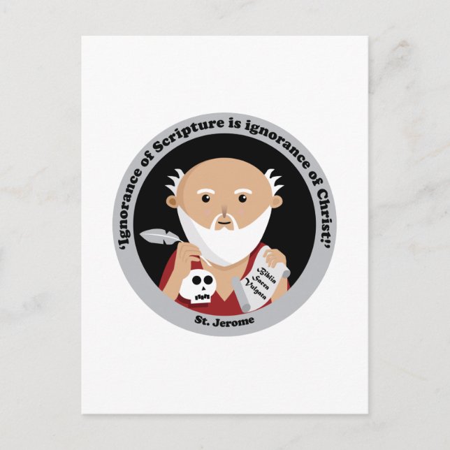 St. Jerome Postcard (Front)