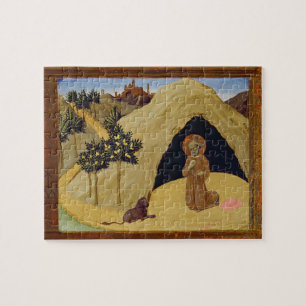 St. Jerome with the lion, 1436 (tempera on panel) Jigsaw Puzzle