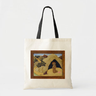 St. Jerome with the lion, 1436 (tempera on panel) Tote Bag