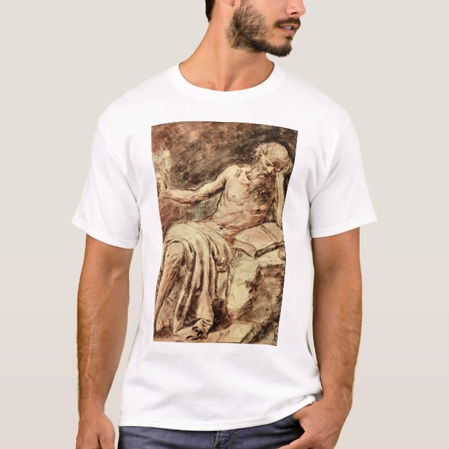 St. Jerome Writing', Antonio_Studies of the Master T-Shirt (Front)