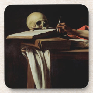 St. Jerome Writing, c.1604 (detail of 64911) Coaster