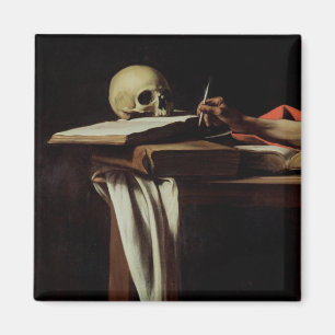 St. Jerome Writing, c.1604 (detail of 64911) Magnet