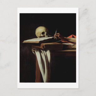 St. Jerome Writing, c.1604 (detail of 64911) Postcard