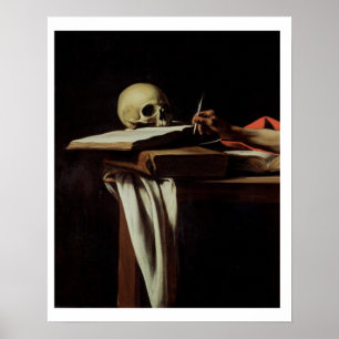St. Jerome Writing, c.1604 (detail of 64911) Poster