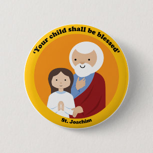 St. Joachim 6 Cm Round Badge