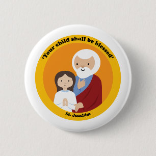 St. Joachim 6 Cm Round Badge