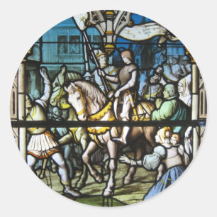 St. Joan at Orleans Classic Round Sticker