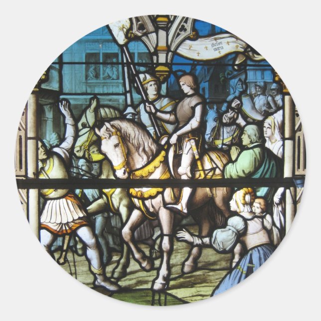 St. Joan at Orleans Classic Round Sticker (Front)