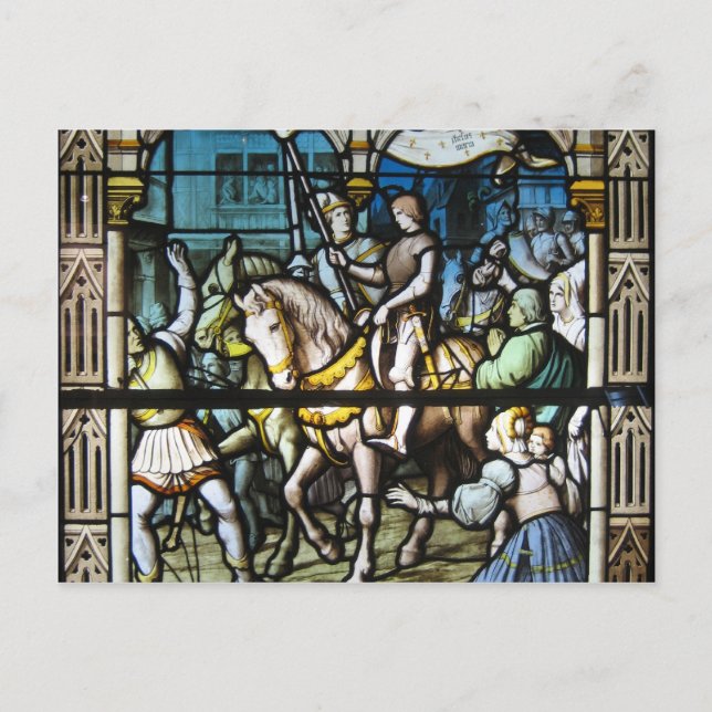 St. Joan at Orleans Postcard (Front)