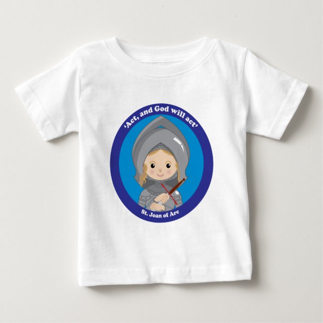 St. Joan of Arc Baby T-Shirt (Front)