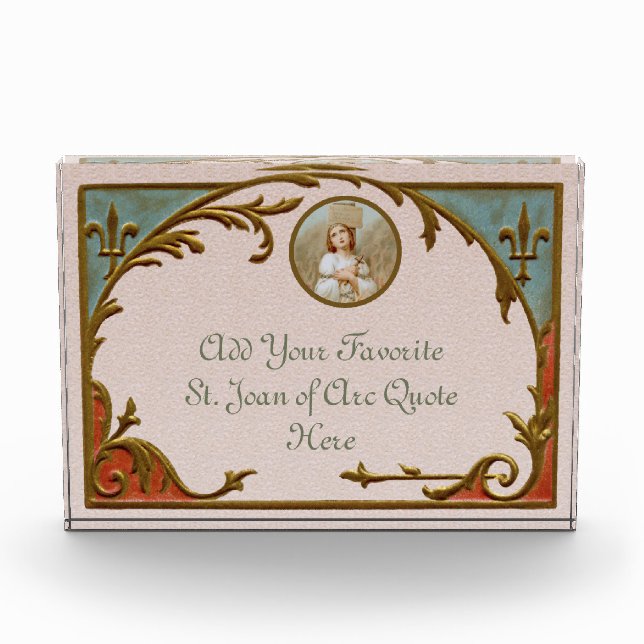 St. Joan of Arc Burning at the Stake (BF 01) Photo Block (Front)