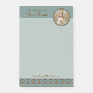 St. Joan of Arc Burning (BF 01, Style 1) 4"x6" Post-it Notes
