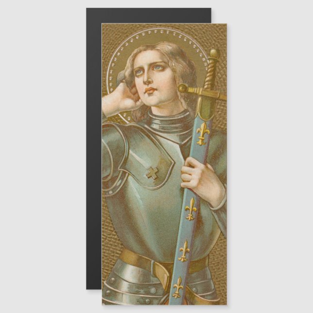 St. Joan of Arc (JM 28) 4"x9" Magnetic (Front/Back)