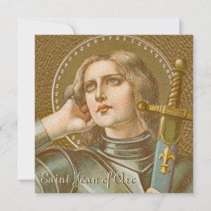 St. Joan of Arc (JM 28) Blank Square Greeting