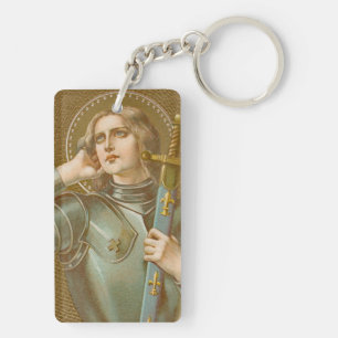 St. Joan of Arc (JM 28) Doubled Key Ring