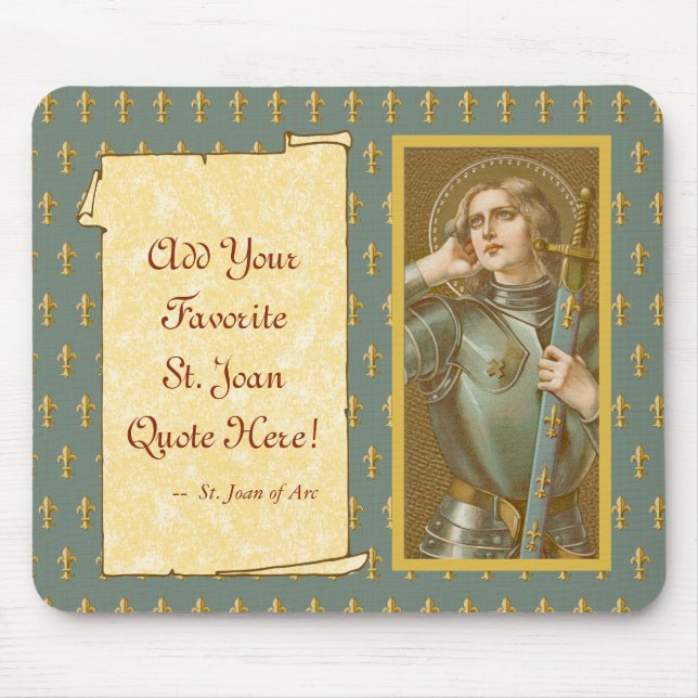 St. Joan of Arc (JM 28) Mouse Pad (Front)