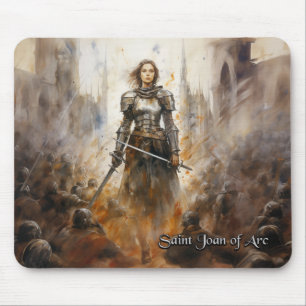 St. Joan of Arc Mousepad, Christian #30 Mouse Pad