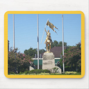 St. Joan of Arc Statue Mouse Pad
