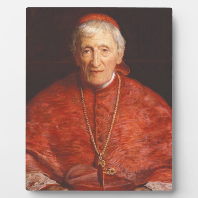 St. John Cardinal Henry Newman Catholic Plaque (Front)