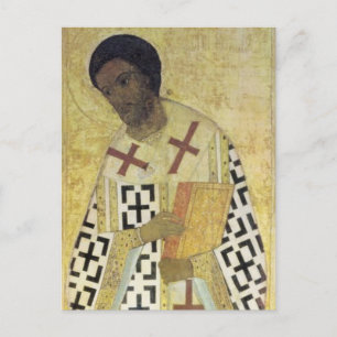 St. John Chrysostom by Andrei Rublev Postcard