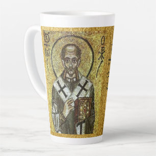 St. John Chrysostom l Orthodox l Catholic l Icon, Latte Mug
