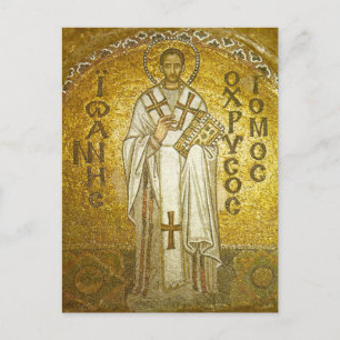 St. John Chrysostom Orthodox Christian Icon Postcard