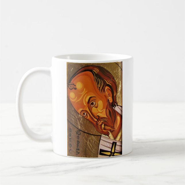 St John Chrysostom Orthodox Icon Mug (Left)