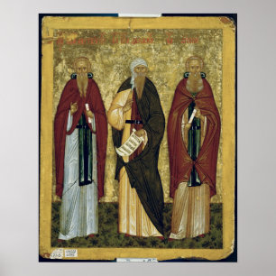 St. John Climacus  St. John of Damascus Poster