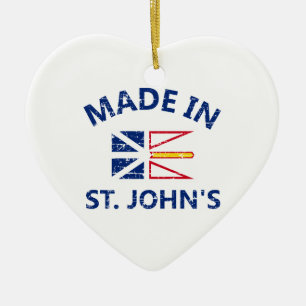 St. John Coat of arms Ceramic Ornament