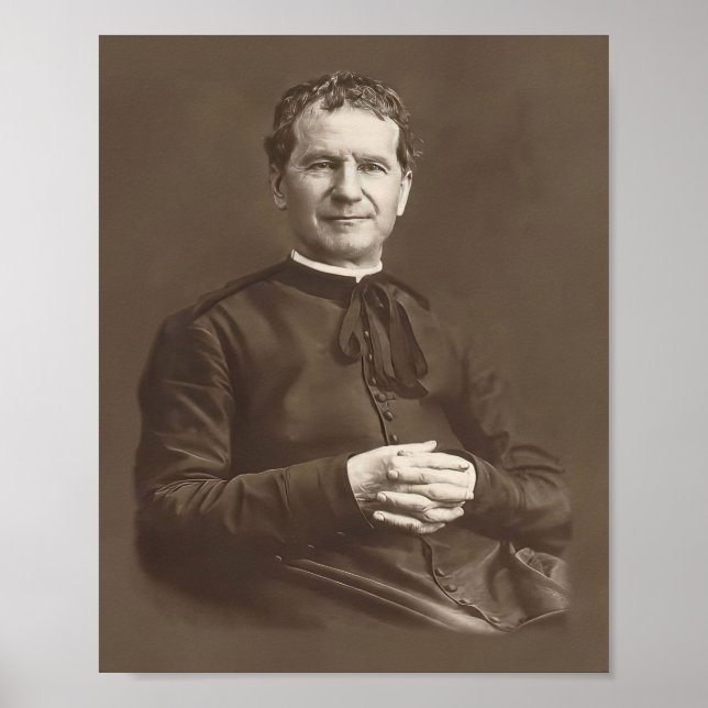 St John Don Bosco Catholic Saint  Poster (Front)