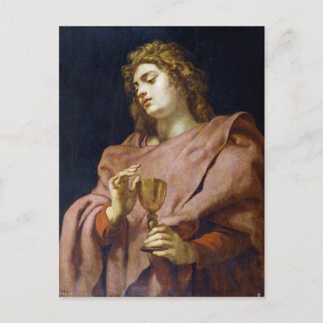 St. John Evangelist Peter Paul Rubens Postcard (Front)