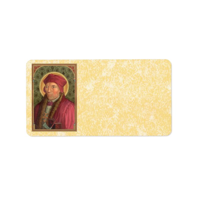 St. John Fisher (SAU 025) Parchment Label (Front)