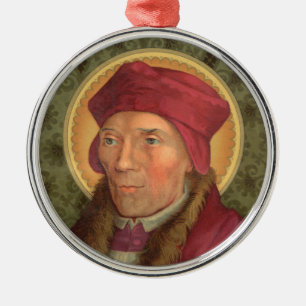St. John Fisher (SAU 025) Premium Circular Metal Ornament
