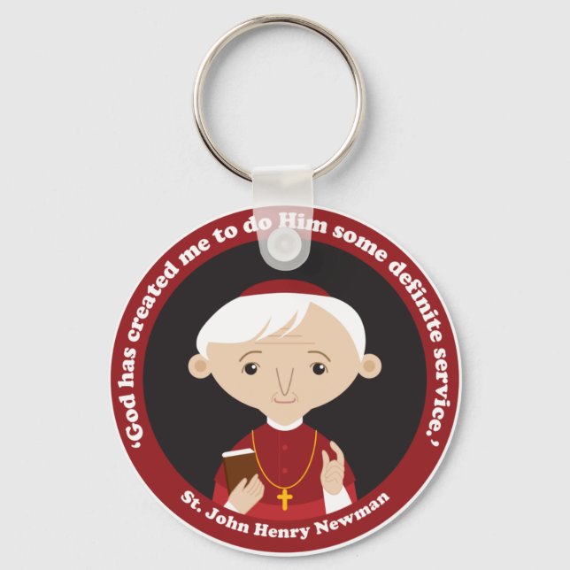 St. John Henry Newman Key Ring (Front)