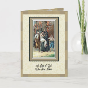 St. John of God Birthday Card Spiritual