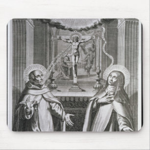St. John of the Cross and St. Theresa of Avila Mouse Pad