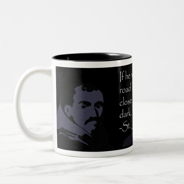 St. John of the Cross Two-Tone Coffee Mug (Left)