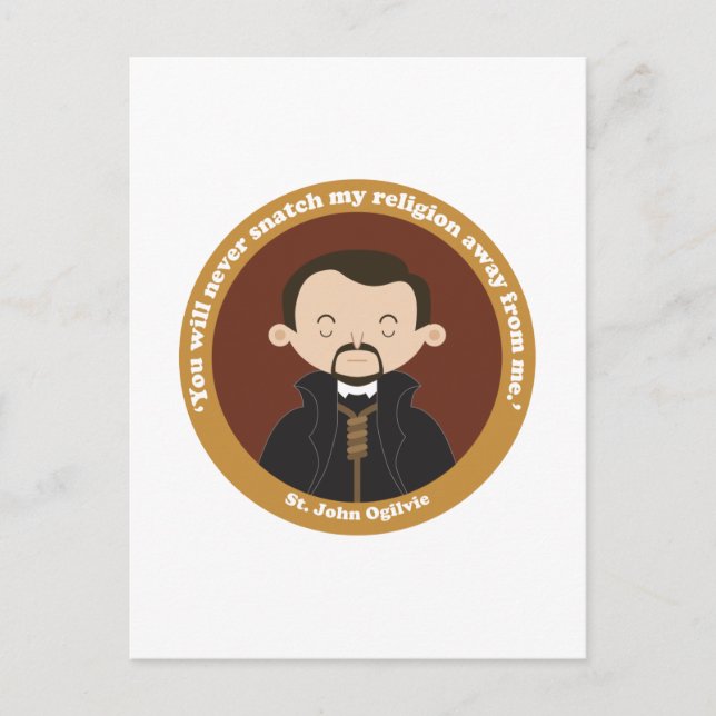 St. John Ogilvie Postcard (Front)