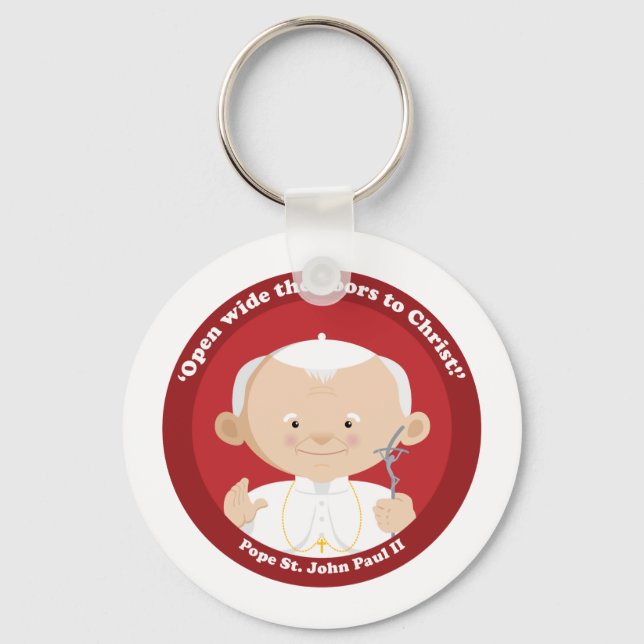 St John Paul II Key Ring (Front)