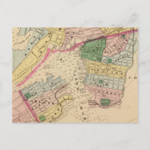 St John, Portland, NB Postcard