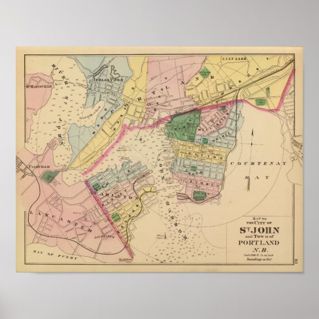 St John, Portland, NB Poster (Front)