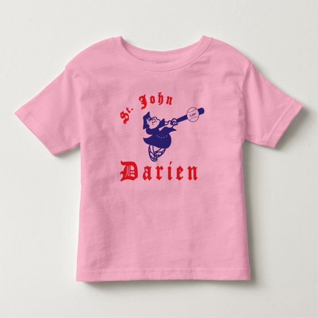St. John Royal/Pink Ringer - Toddler Toddler T-Shirt (Front)