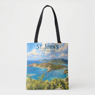 St. John’s Painterly Travel Art Tote Bag