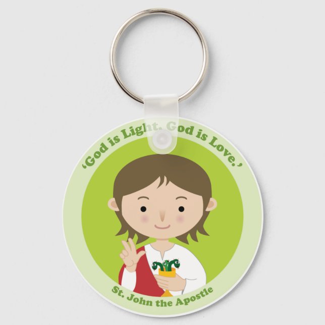 St. John the Apostle Key Ring (Front)