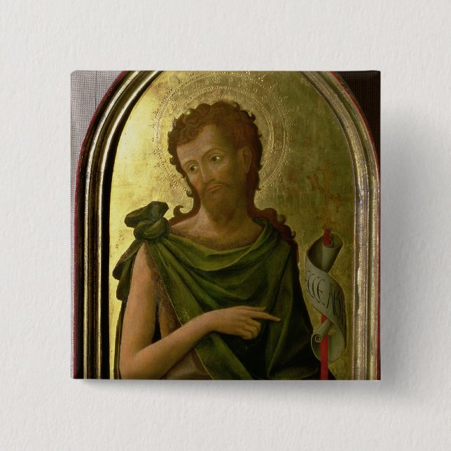St. John the Baptist 15 Cm Square Badge (Front)