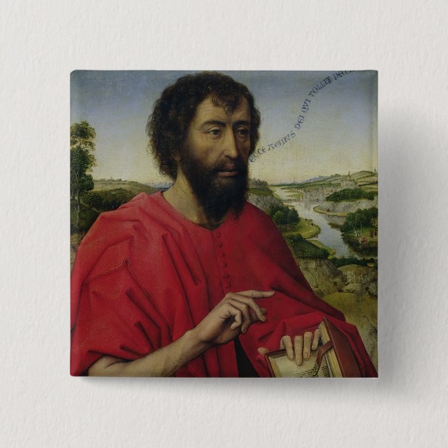 St. John the Baptist 2 15 Cm Square Badge (Front)