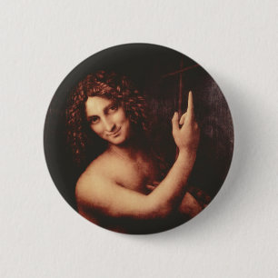 St John the Baptist 6 Cm Round Badge