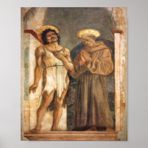 St. John the Baptist and St. Francis of Assisi Poster