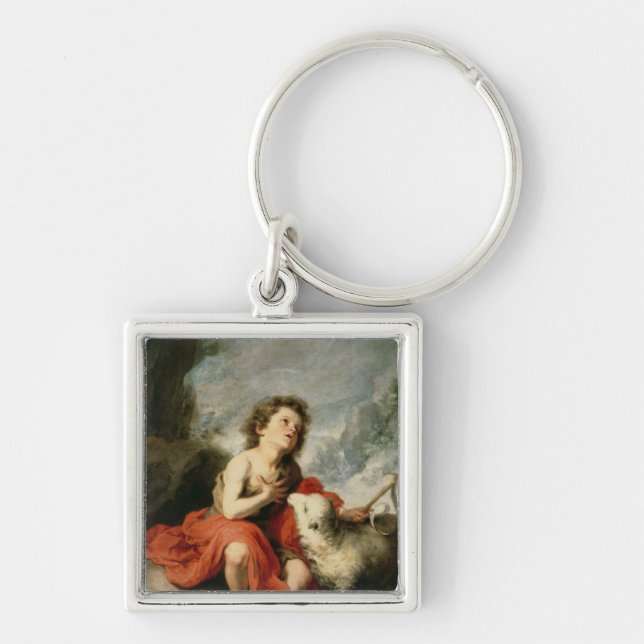 St. John the Baptist as a Child, c.1665 Key Ring (Front)